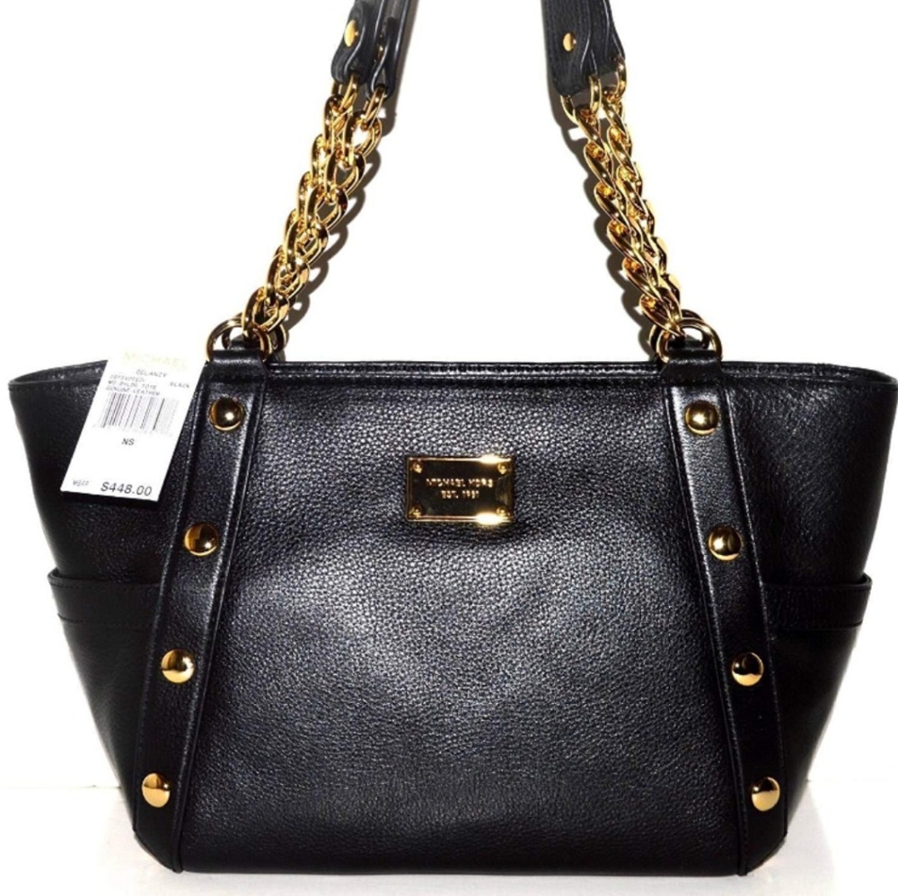 Michael Kors large leather shoulder bag
